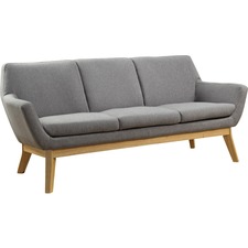 Lorell LLR 68963 Quintessence Collection Upholstered Sofa - 19.8 X 73.