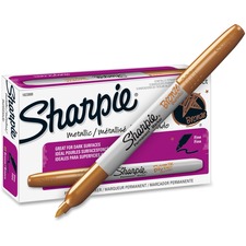 Newell SAN 1823888 Sharpie Metallic Marker - Fine Marker Point - Bronz