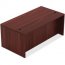 Lorell LLR 34300 Chateau Series Mahogany Laminate Desking - 70.9 X 35.