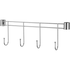 Lorell LLR 69880 Industrial Wire Shelving 18 Hook Rack - 4 Hooks - 18 