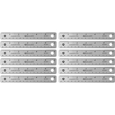 Acme ACM 10414BX Westcott Stainless Steel Rulers - 6 Length 0.8 Width 