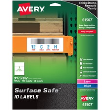 Avery AVE 61507 Averyreg; Surface Safe Id Label - Removable Adhesive -