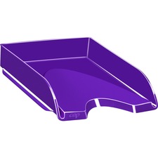 Cep CEP 1002000321 Gloss Desk Tray - Desktop - Purple - 1 Each