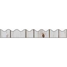 Pacon PAC 37570 Bordette Designs Decorative Border - Beach Wood Design