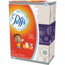 Procter PGC 87615CT Puffs Basic Facial Tissues - 2 Ply - Multi - Durab