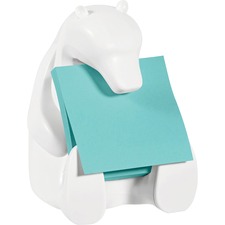 3m MMM BEAR330 Post-itreg; White Bear Dispenser Pop-up Note Dispenser 