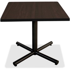 Lorell LLR 62584 Hospitality Espresso Laminate Square Tabletop - Squar