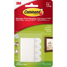 3m MMM 17202ES Command Small Picture Hanging Strips - 1 Lb (453.6 G) C