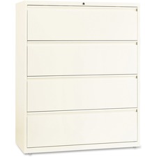 Lorell LLR 22957 42 Lateral File - 4-drawer - 42 X 52.5 X 15.3 Ft - 4 