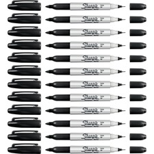 Newell SAN 32201BX Sharpie Twin Tip Markers - Ultra Fine, Fine Marker 