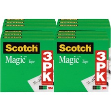 3m MMM 810H3BD Scotch 12w Magic Tape - 36 Yd Length X 0.50 Width - 1 C