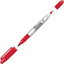 Newell SAN 32202 Sharpie Twin Tip Permanent Marker - Fine, Ultra Fine 