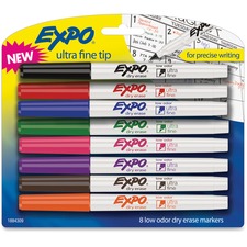 Newell SAN 1884309 Expo Low Odor Markers - Ultra Fine Marker Point - A