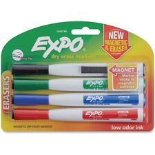 Newell SAN 1944746 Expo Eraser Cap Fine Magnetic Dry Erase Markers - M