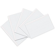 Pacon PAC 5137 Pacon Ruled Index Cards - Front Ruling Surface - Ruled 