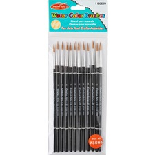 Charles LEO 73505 Cli Water Color Brush - 12 Brush(es) - 0.63 Bristle 