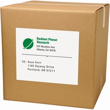 Avery AVE 91200 Averyreg; Full-sheet Matte White Labels Bulk Pack - Pe