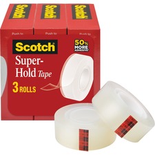 3m MMM 700K3 Scotch Super-hold Tape - 27.78 Yd Length X 0.75 Width - 3