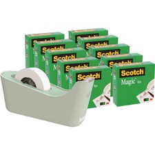 3m MMM 810K10C18MN Scotch Magic Tape Dispenser Value Pack - 27.78 Yd L