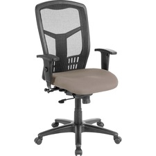 Lorell LLR 86205008 Executive High-back Swivel Chair - Steel Frame - H