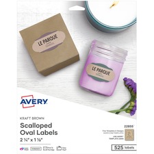 Avery AVE 22855 Averyreg; Multipurpose Label - Permanent Adhesive - Ov