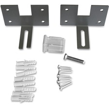 Lorell LLR 90262 Panel Wall Brackets - 2.5 Width X 3.8 Depth X 2.5 Hei