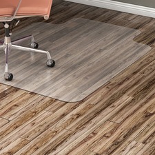 Lorell LLR 82826 Nonstudded Hard Floor Wide Lip Chairmat - Tile Floor,