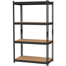 Lorell LLR 59696 2,300 Lb Capacity Riveted Steel Shelving - 60 Height 