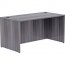 Lorell LLR 69547 Weathered Charcoal Laminate Desking Desk Shell - 60 X