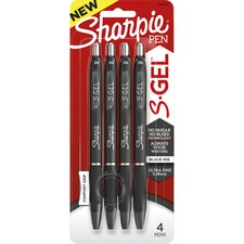 Newell SAN 2141125 Sharpie S-gel Pens - 0.38 Mm Pen Point Size - Black