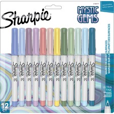 Newell SAN 2136777 Sharpie Mystic Gems Permanent Markers - Ultra Fine 