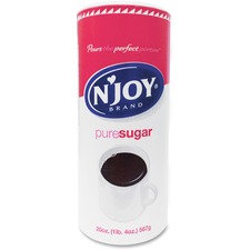 Sugar SUG 90585 Njoy Cane Sugar - Canister - 1.2 Lb (20 Oz) - Natural 