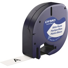 Newell DYM 2050823 Dymo Letratag Labelmaker 12 Plastic Labels - 12 Wid