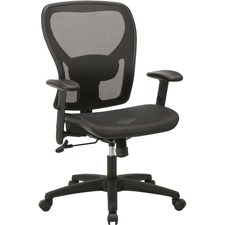 Lorell LLR 83293 Soho Mesh Mid-back Task Chair - Mesh Seat - Mesh Back