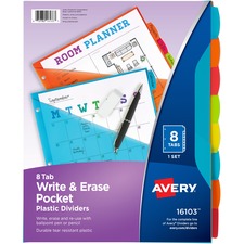 Avery AVE 16103 Averyreg; Multipurpose Label - Multicolor - Plastic - 