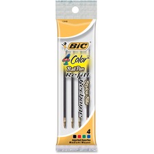 Bic BIC MRM41 Recharge 4-color Retractable Pen Refills - Medium Point 