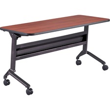 Safco SAF LF2460TSLCRM Safco Flip-n-go Rectangular Training Table - Bi