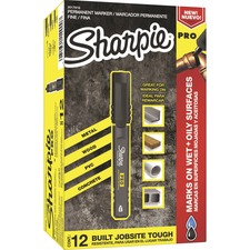 Newell SAN 2017818 Sharpie Pro Fine Tip Permanent Markers - Fine Marke