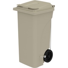 Safco SAF 9926TN Safco 32 Gallon Plastic Step-on Receptacle - 32 Gal C