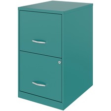 Lorell LLR 14341TL Soho 18 2-drawer File Cabinet - 14.3 X 18 X 24.5 - 