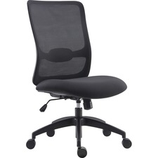 Lorell LLR 54866 Soho Collection Armless Staff Chair - 26.4 X 24.4 X 4