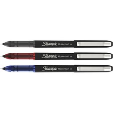 Newell SAN 2093224 Sharpie Rollerball Pens - 0.5 Mm Pen Point Size - 4