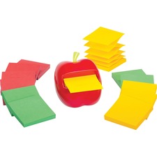 3m MMM APL330SSVA Post-itreg; Pop-up Note Apple Shape Dispenser - Red