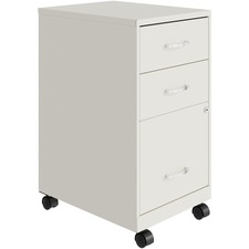 Lorell LLR 03097WE Soho Sohothe 3-drawer Organizer Cabinet - 14.3 X 18