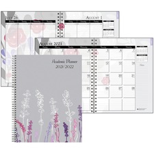 House HOD 295474 Academic Wild Flower Weeklymonthly Planner - Academic