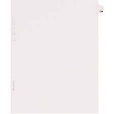 Avery AVE 82392 Averyreg; Side Tab Individual Legal Dividers - 25 X Di