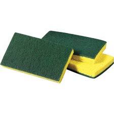 3m MMM 74 Scotch-brite Medium-duty Scrub Sponges - 6.3 Height X 3.5 Wi