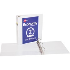 Avery AVE 05780 Averyreg; Economy View Binder - 2 Binder Capacity - Le