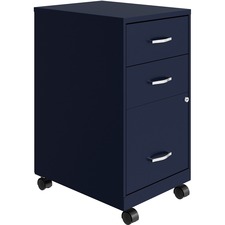 Lorell LLR 03097NY Soho Sohothe 3-drawer Organizer Cabinet - 14.3 X 18