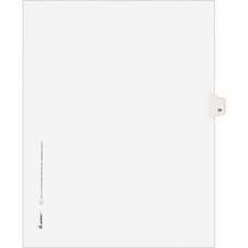 Avery 01036 Pre-printed Index Dividers